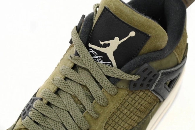 MaikeSneakers Air Jordan 4 FB9927-200 Olive Craft Medium 0711